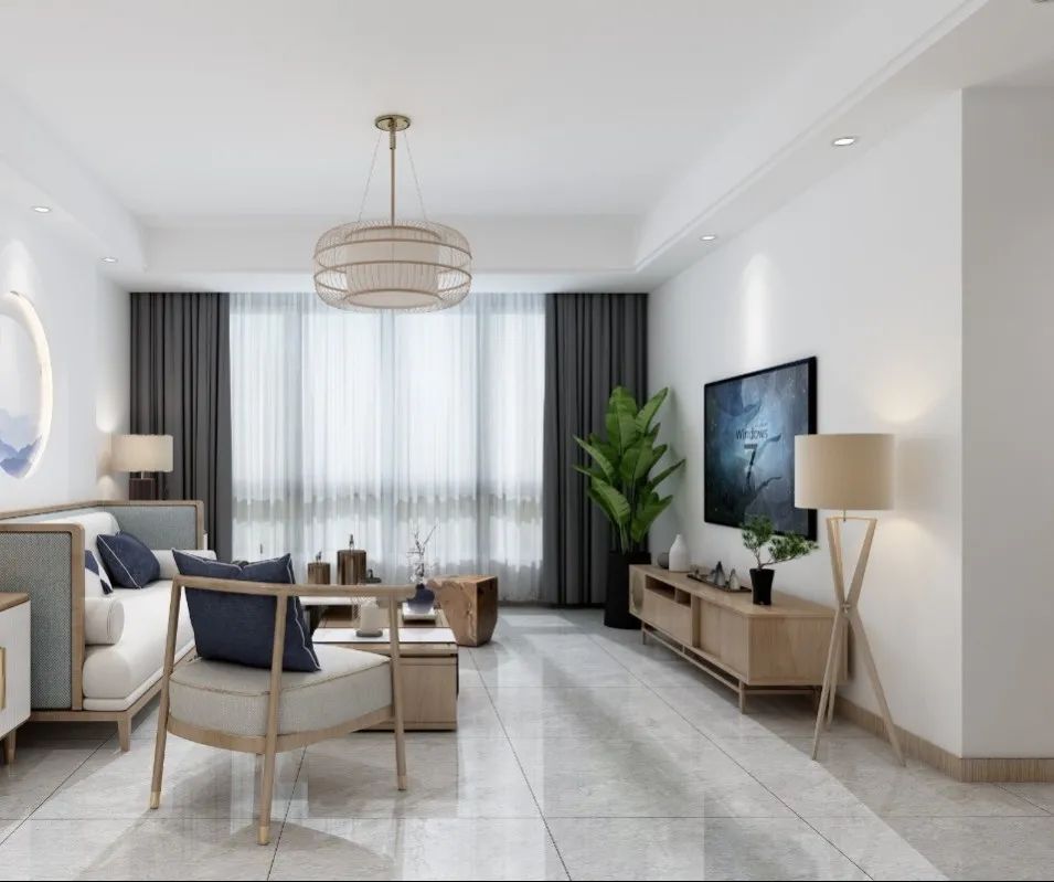 现代日式风格，打造 120㎡禅意空间-5