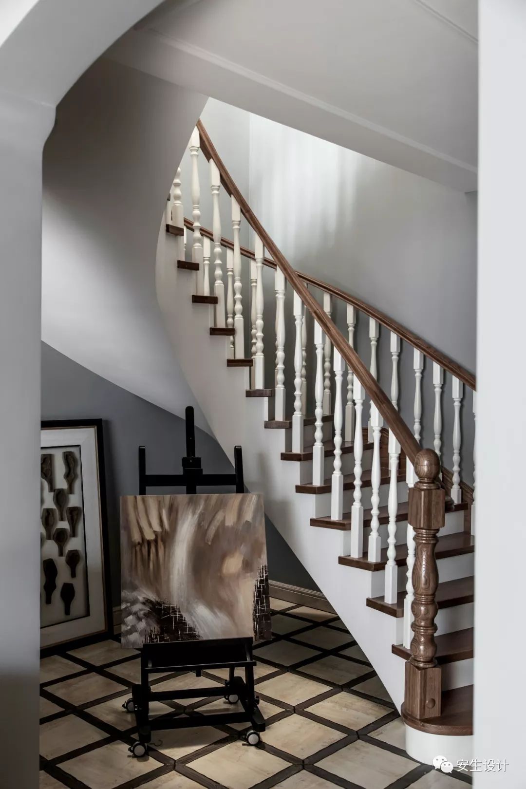 柯桥龙湖原著现代美式联排别墅-136