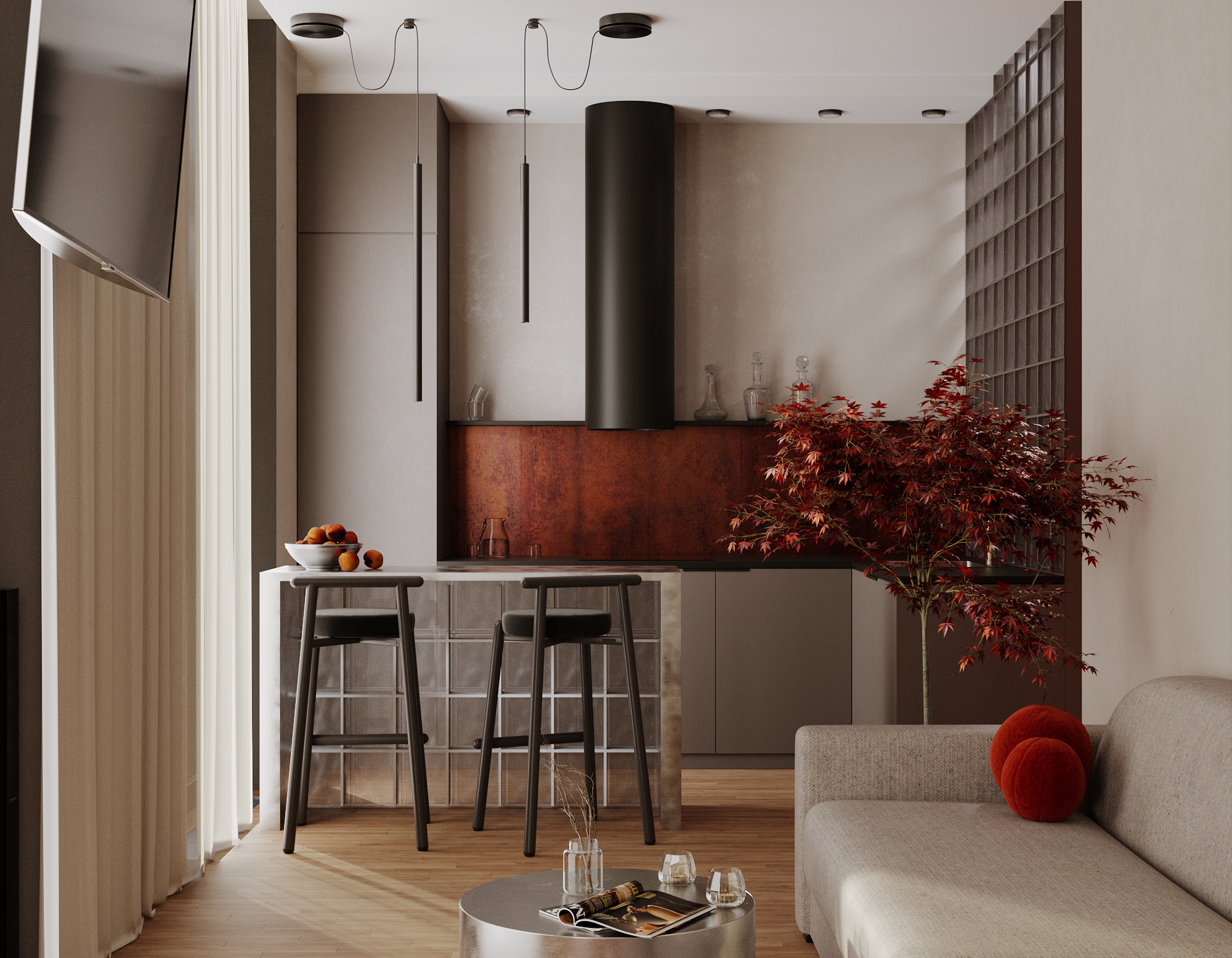 Interior of a modern apartment-1