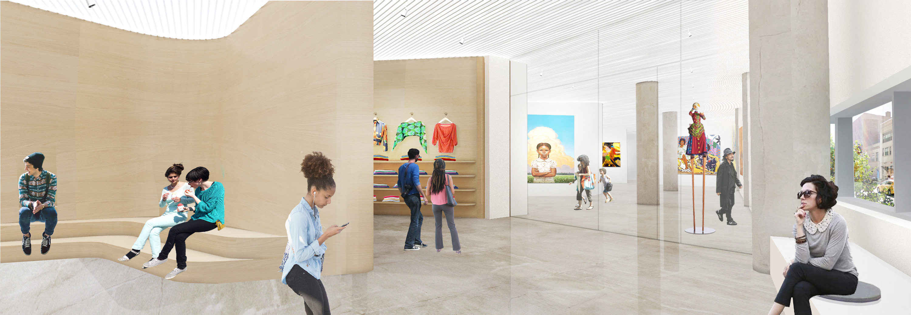 纽约 Downtown Brooklyn 文化中心的灵动空间设计-7