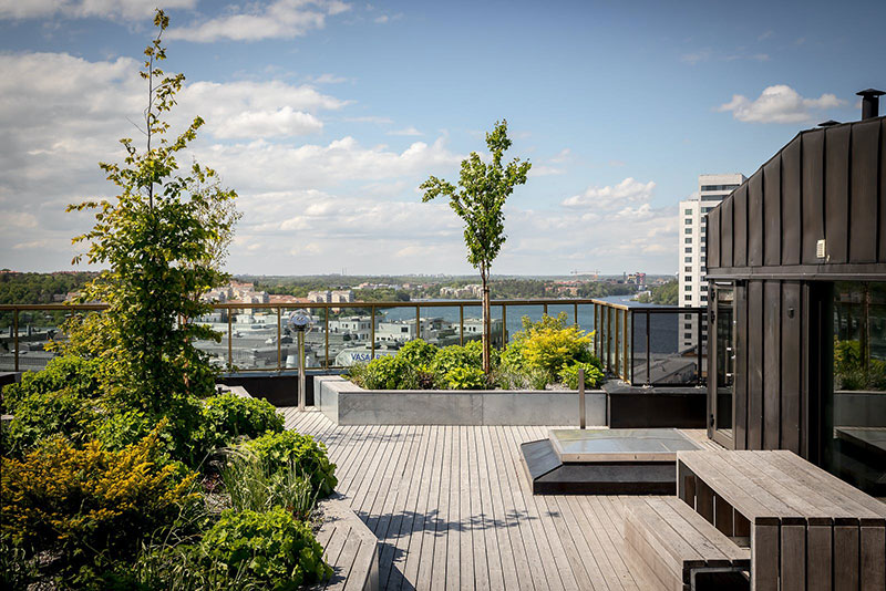 斯德哥尔摩新住宅楼里的阅读室公寓-29