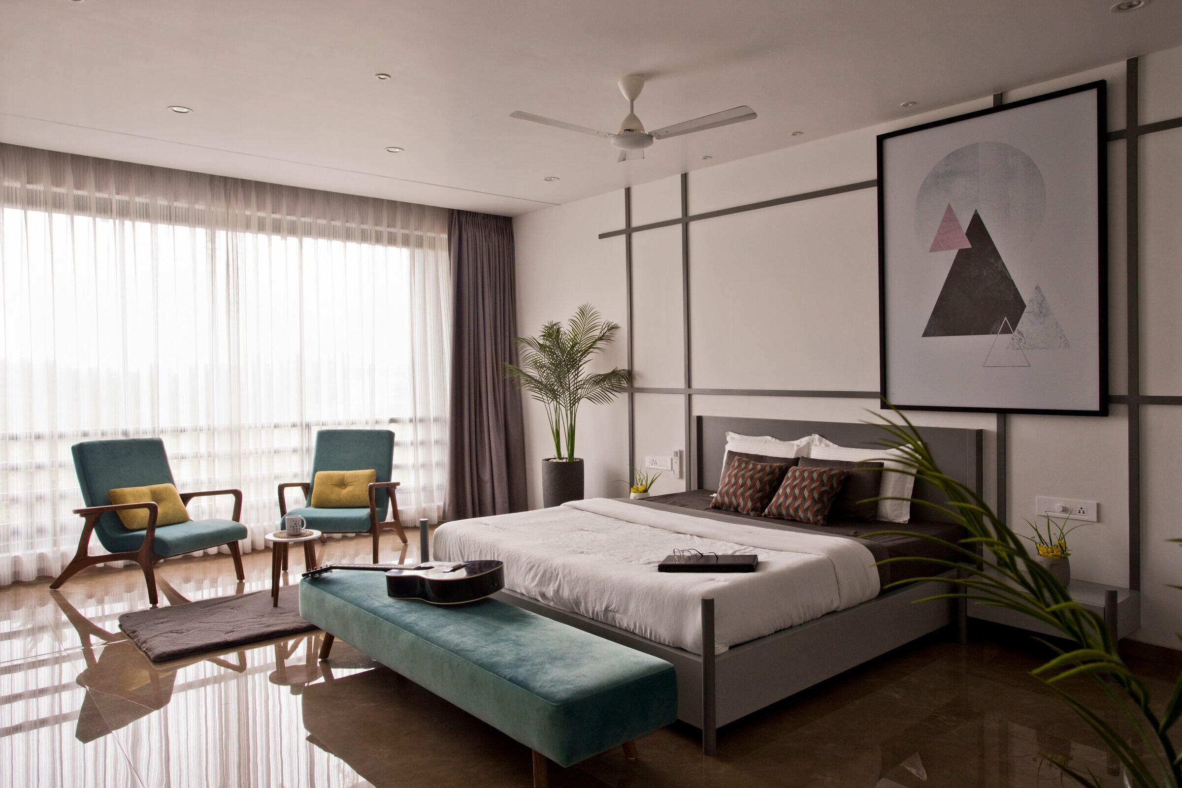 线性叙事中的匠心独运——印度私人住宅设计-42