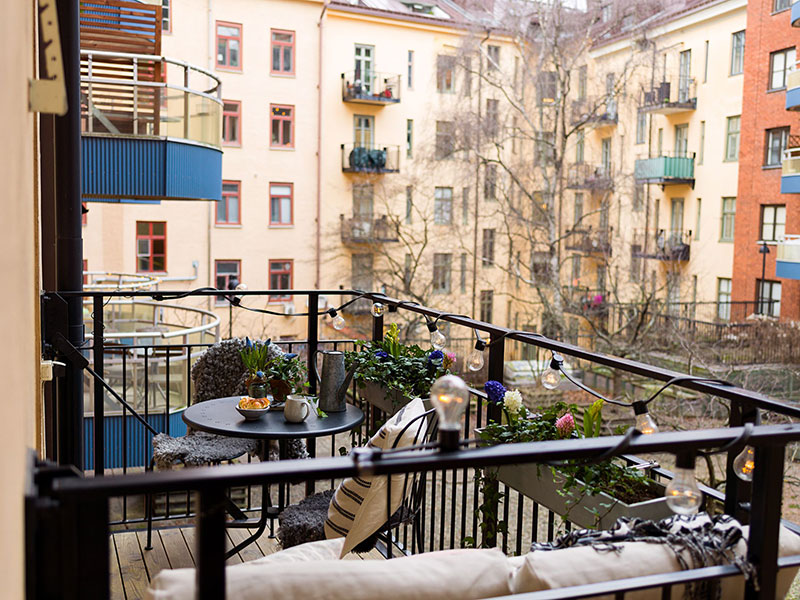 斯德哥尔摩温馨公寓 | 陶瓷板墙饰与经典装饰的完美结合-14