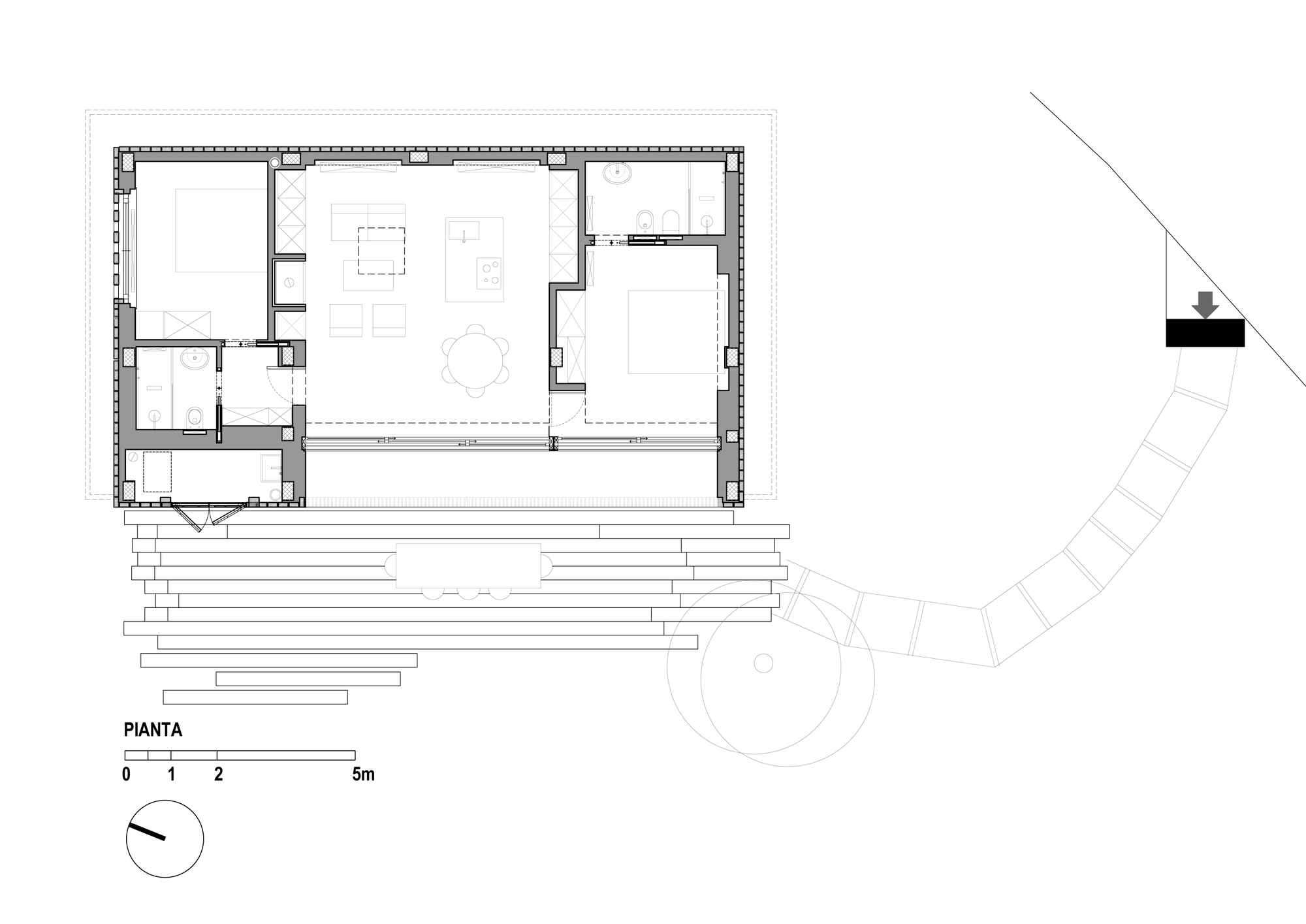 A Window on the Langhe House  / Studioata-22