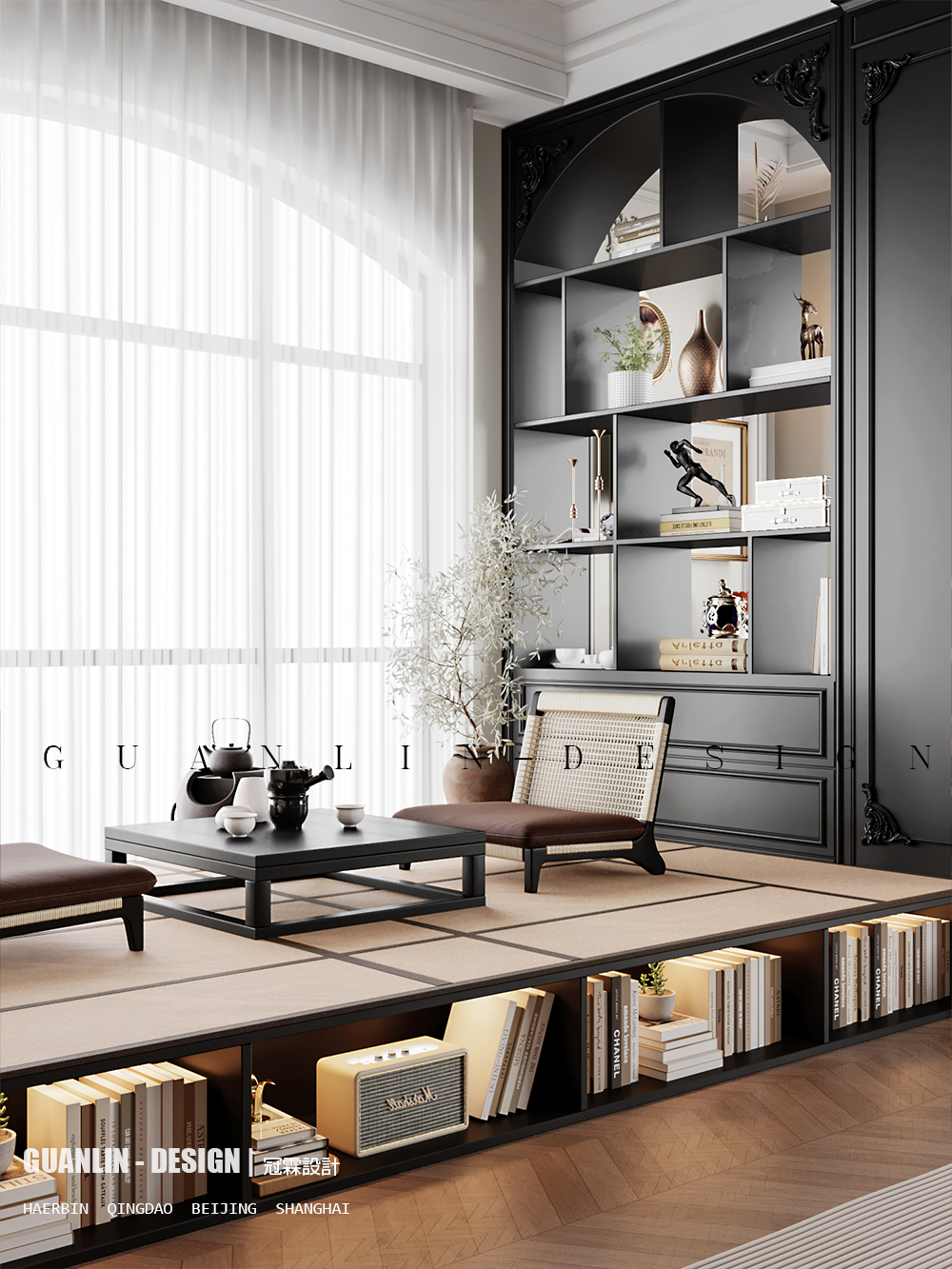 法式复古 怀旧典雅的氛围感丨中国哈尔滨丨冠霖設計-9