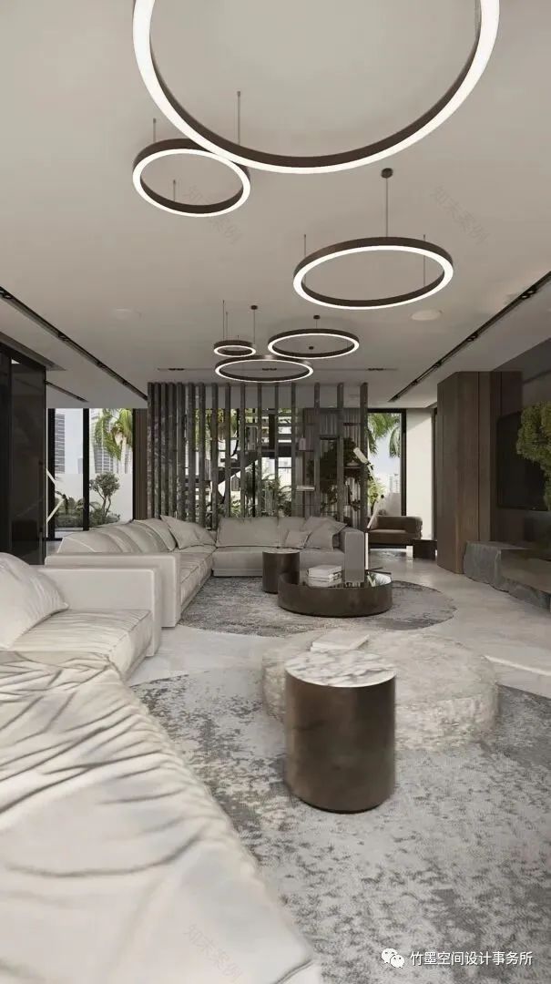 灰色艺术,简约奢华的完美融合丨竹墨空间设计事务所-12