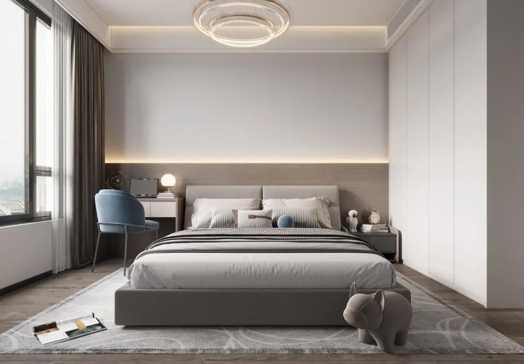 现代简约舒适住宅丨卢丹设计师-13