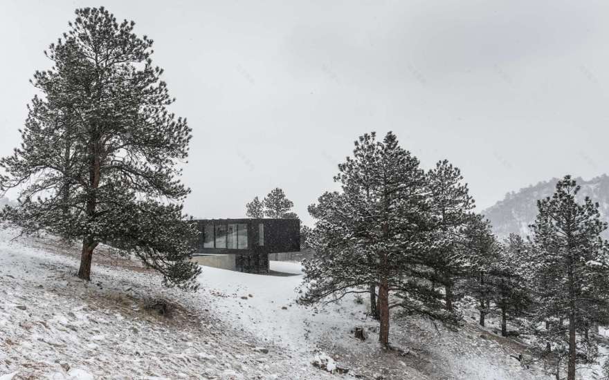 模糊之居,镜像山景的现代艺术空间-68