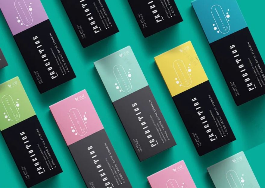 保定法鵜益生菌店,对比色设计吸引眼球-63