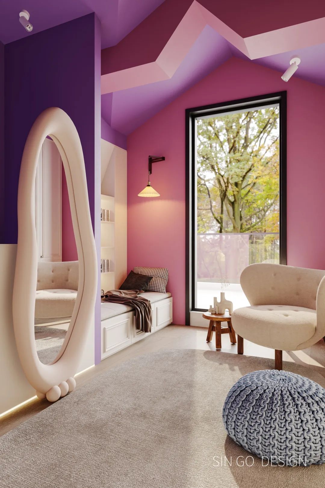 90 后潮人夫妻魔法城堡之家设计-24