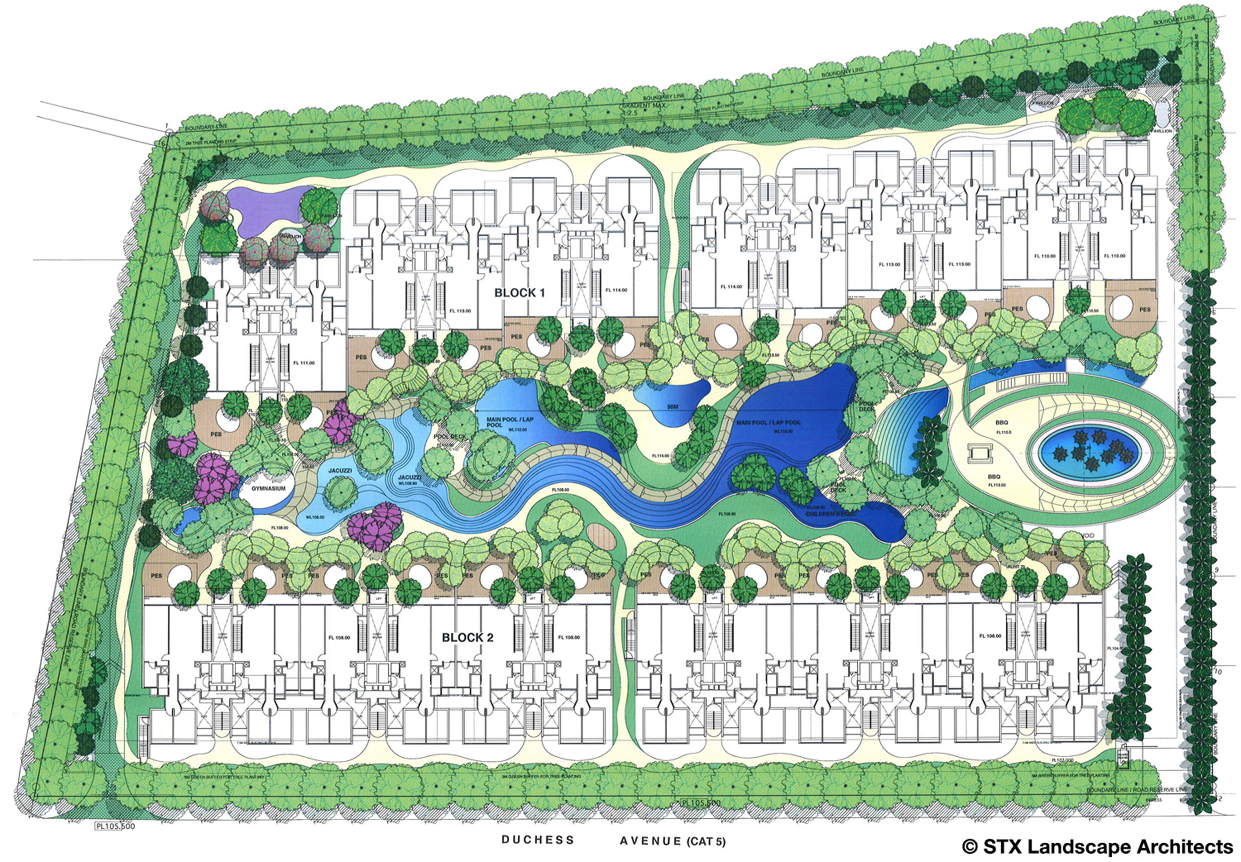新加坡“公爵夫人”住宅区景观设计-66