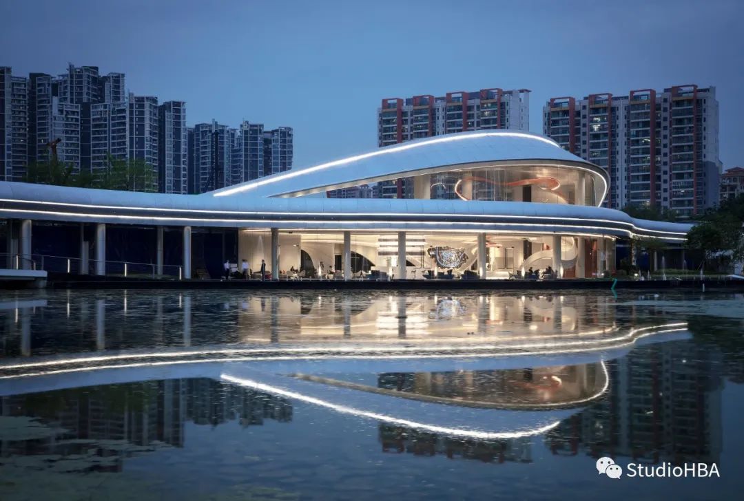【Studio HBA | 赫室作品】肇庆阳光城檀府湖幕艺术馆-0