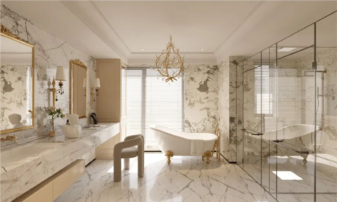 未来城 460m²欧式轻奢别墅丨绅潼设计工作室-34