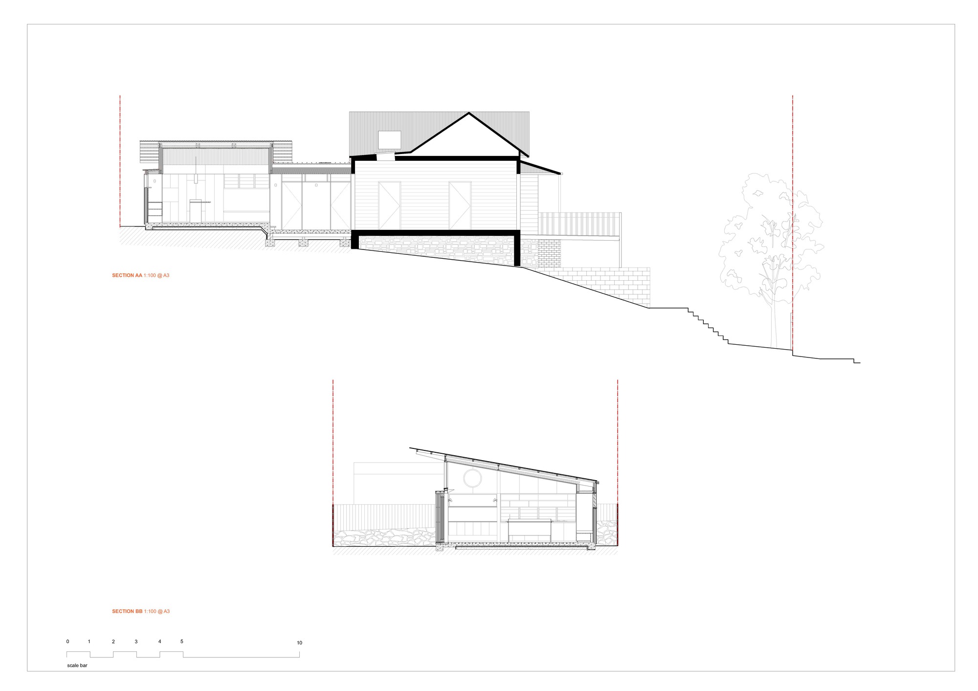 坪庭屋丨澳大利亚悉尼丨Incidental Architecture-21