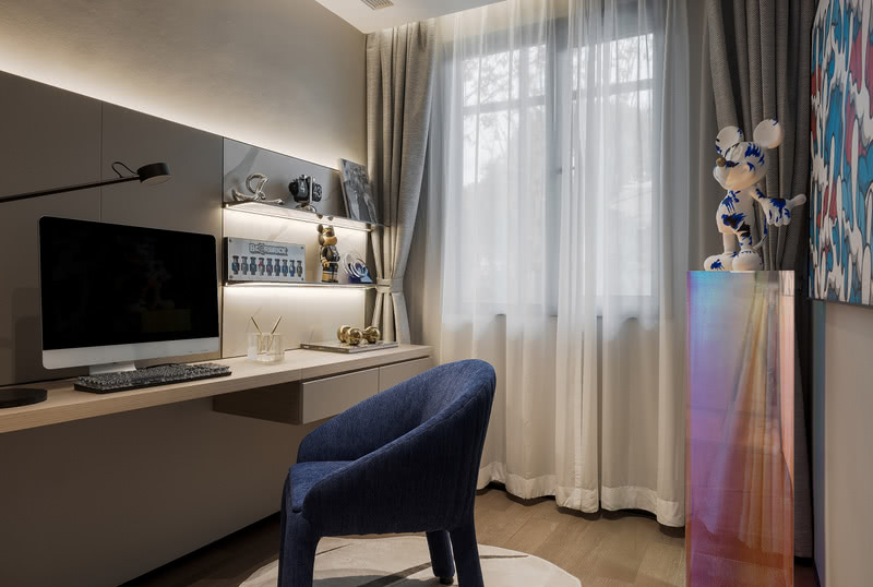 景瑞誉璟潮鸣样板间 | 米奇主题的复古前卫空间-13