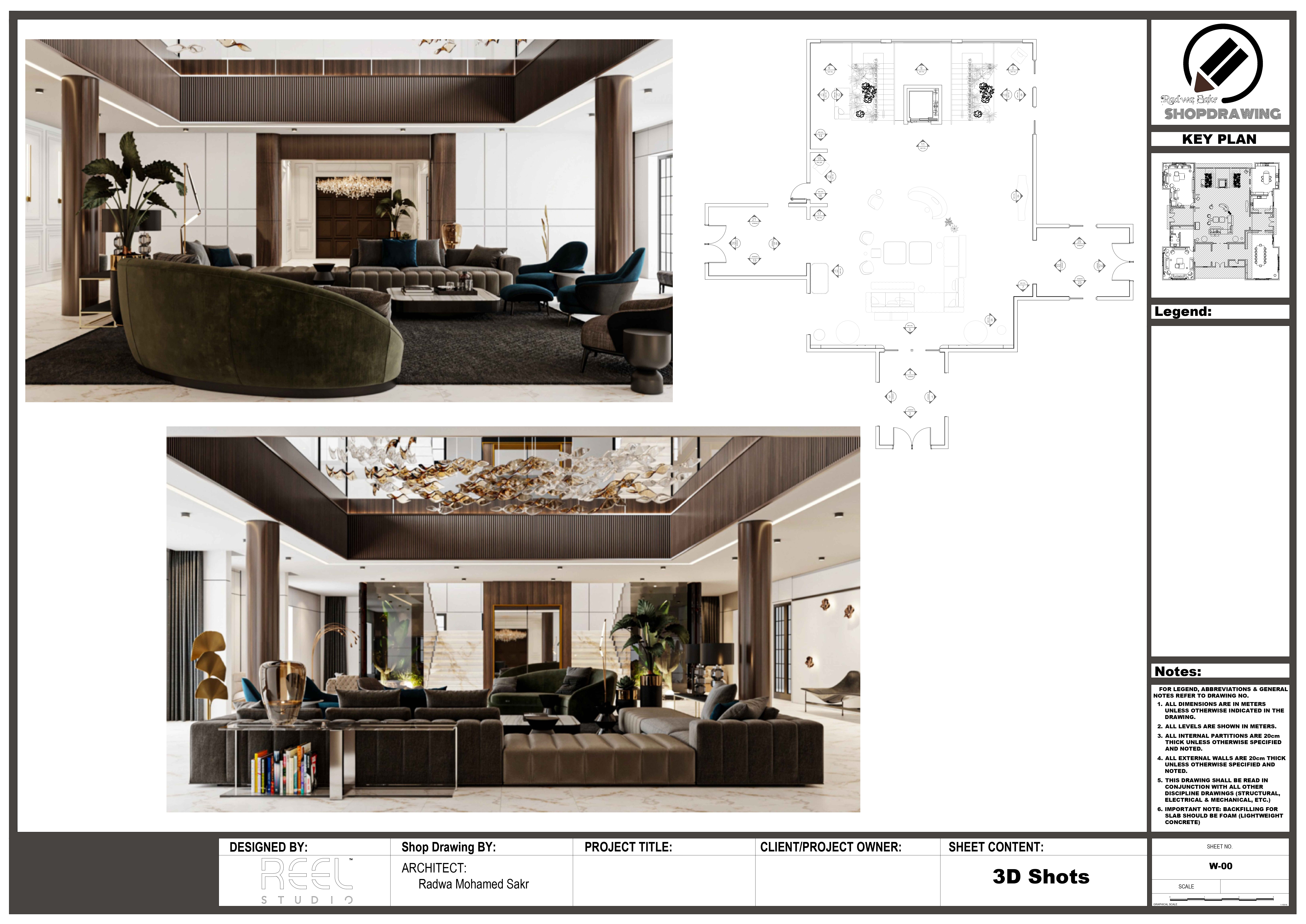 ShopDrawing For Main Hall in Residential Palace-2