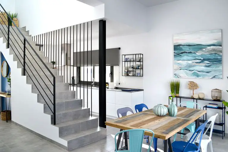 西班牙蓝色海景度假屋设计-9