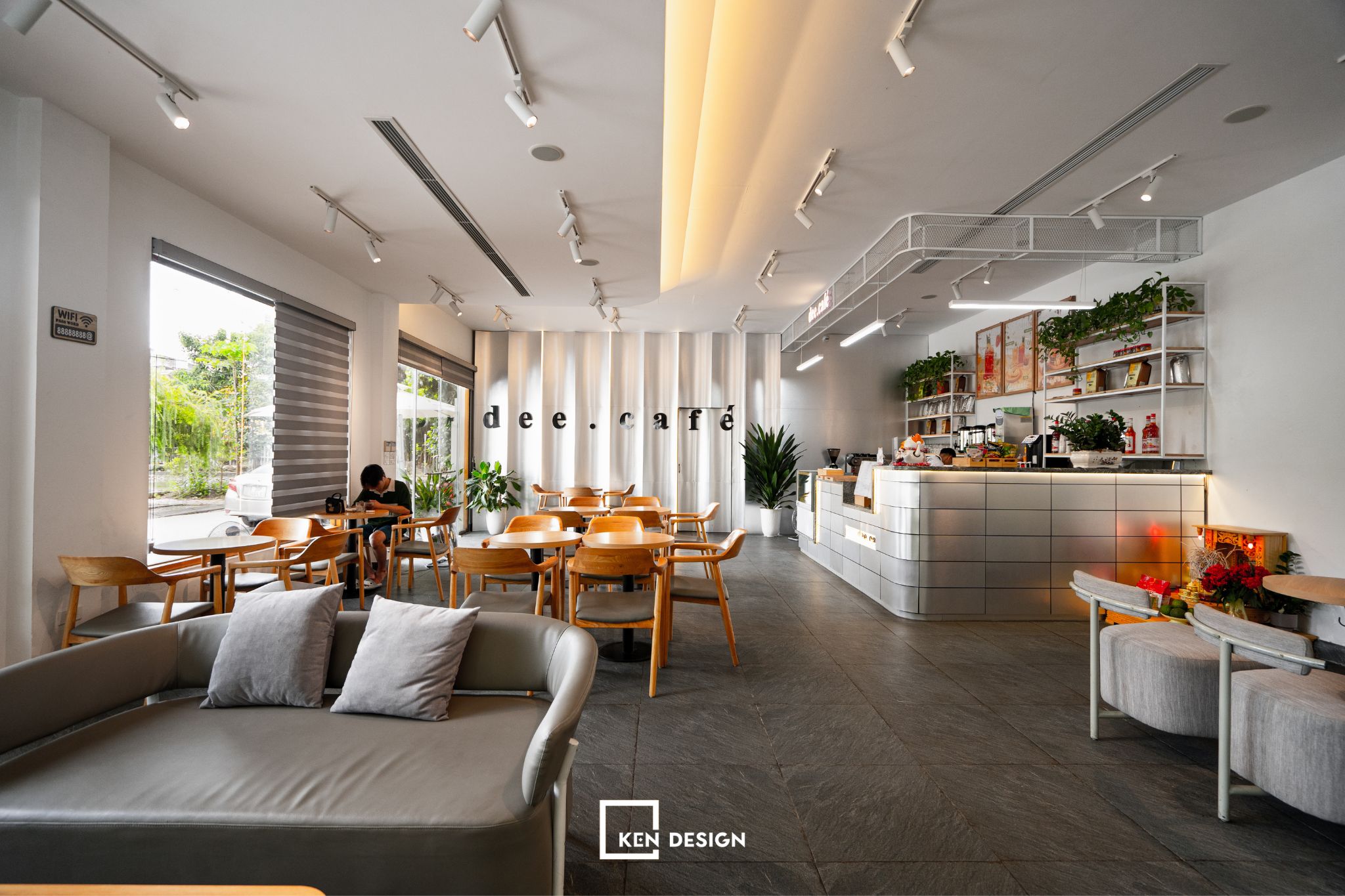 Dee Cafe装修工程丨KenDesign-28