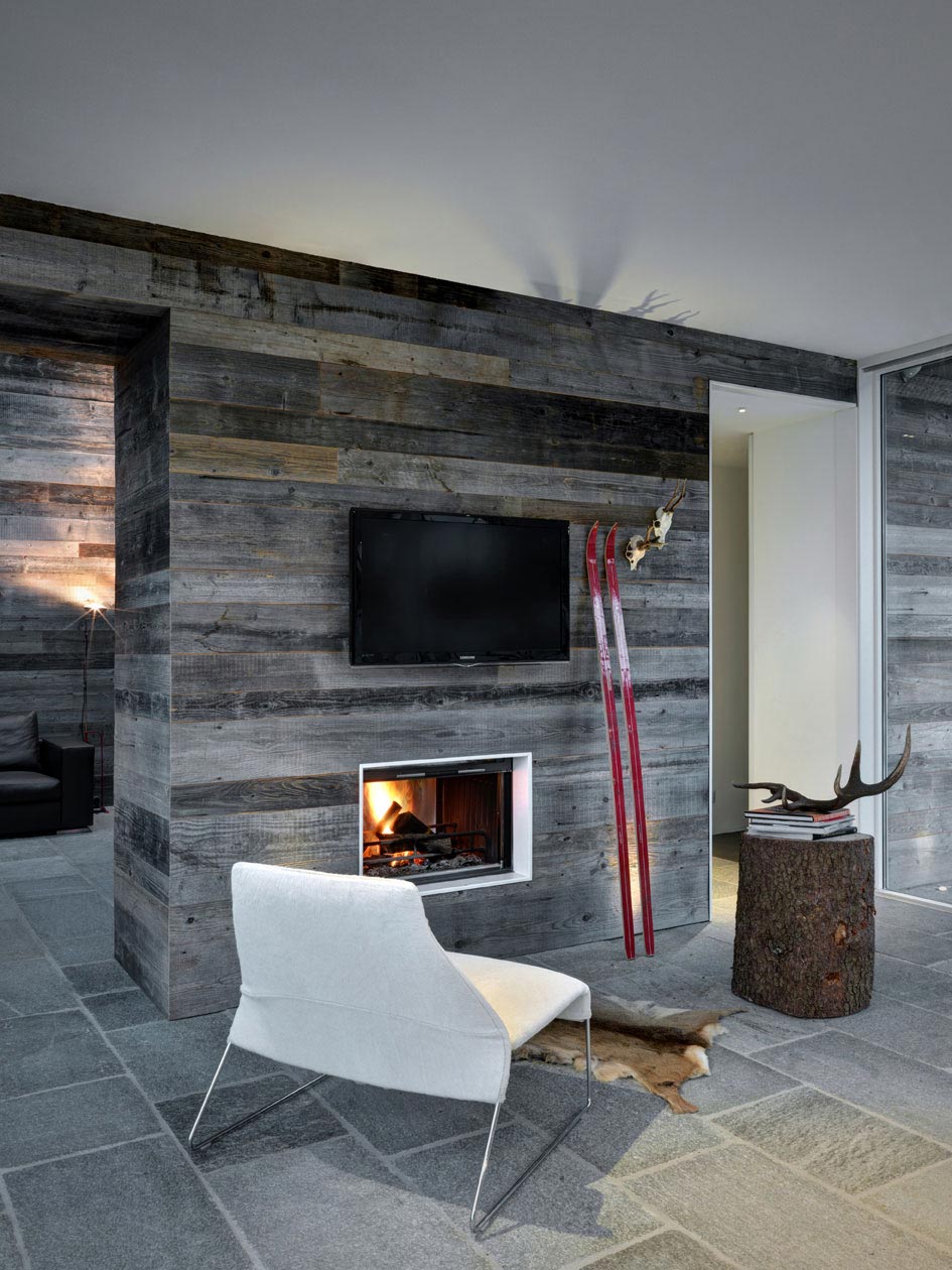 意大利阿尔卑斯山脉的绿色住宅-9