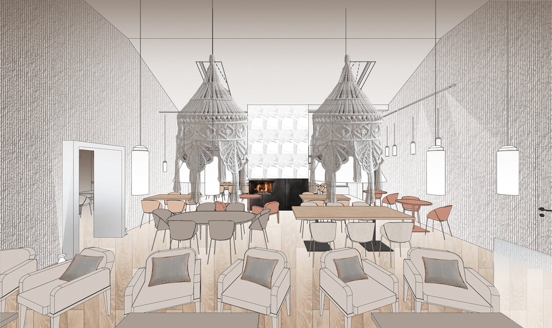 DACHA 餐厅室内设计丨俄罗斯莫斯科丨Butrinova Tanya,Kovaleva Natasha-29