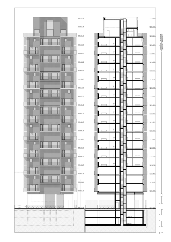 比利时 KTower 垂直城市公寓丨Philippe Samyn and Partners-57