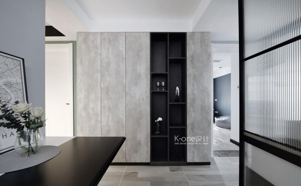 小空间大收纳 | 黑白绿的自然清新家居设计-17