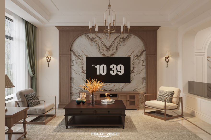 美式乡村风别墅-36