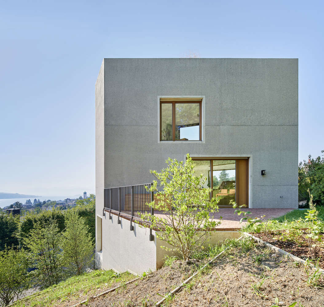 瑞士湖畔别墅丨Harry Gugger Studio-23