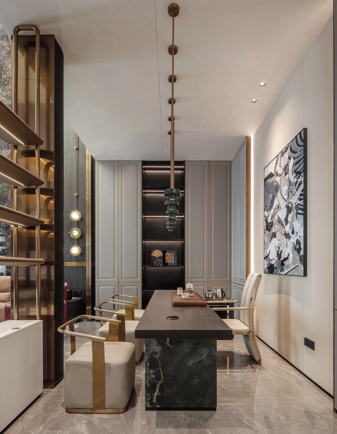 688㎡轻奢别墅,舒适高级的松弛感!-17