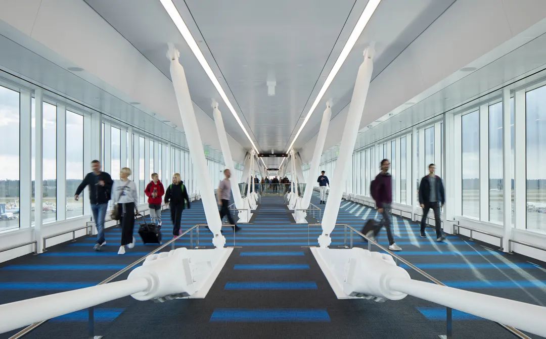 西雅图塔科马国际机场国际到达设施(IAF)丨美国西雅图丨SOM建筑事务所-26