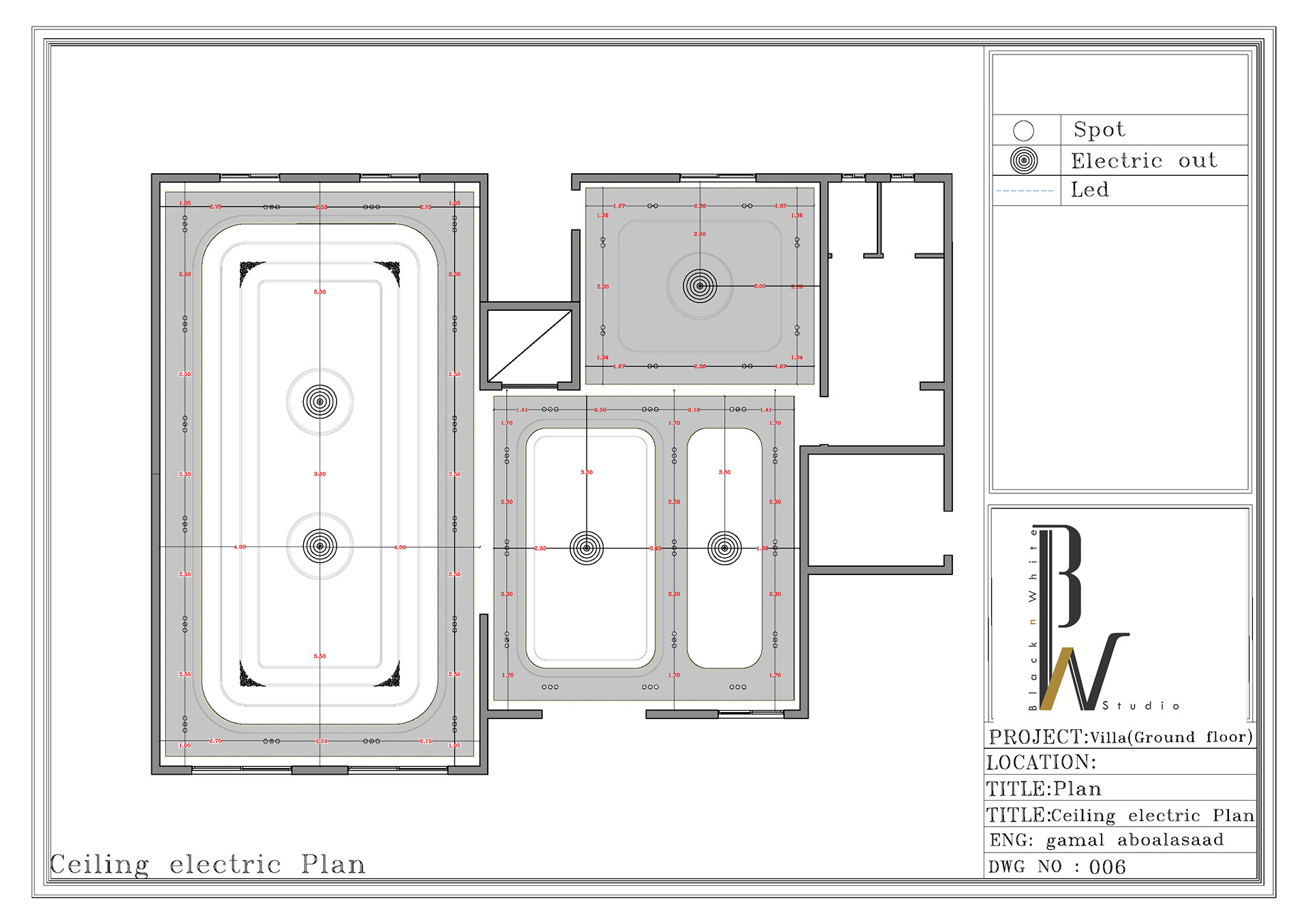 别墅室内设计  首层丨Black N White studio-14