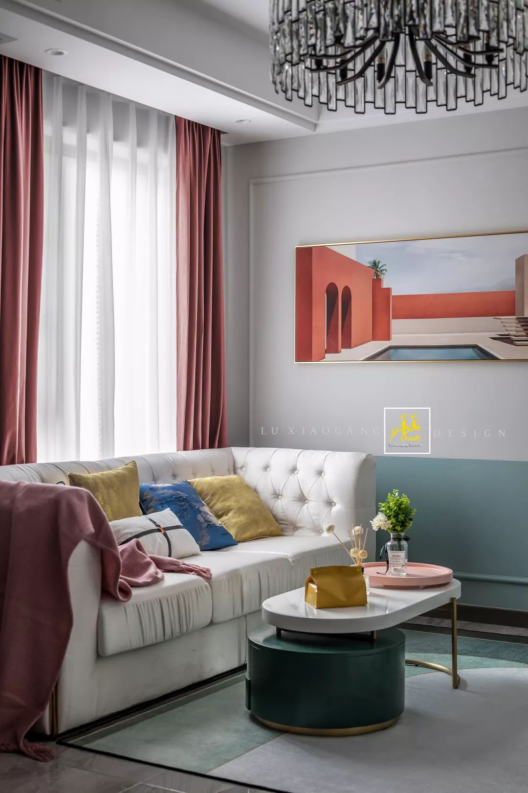 现代 INS 风，天府城 85 平米小家的大胆创新-23