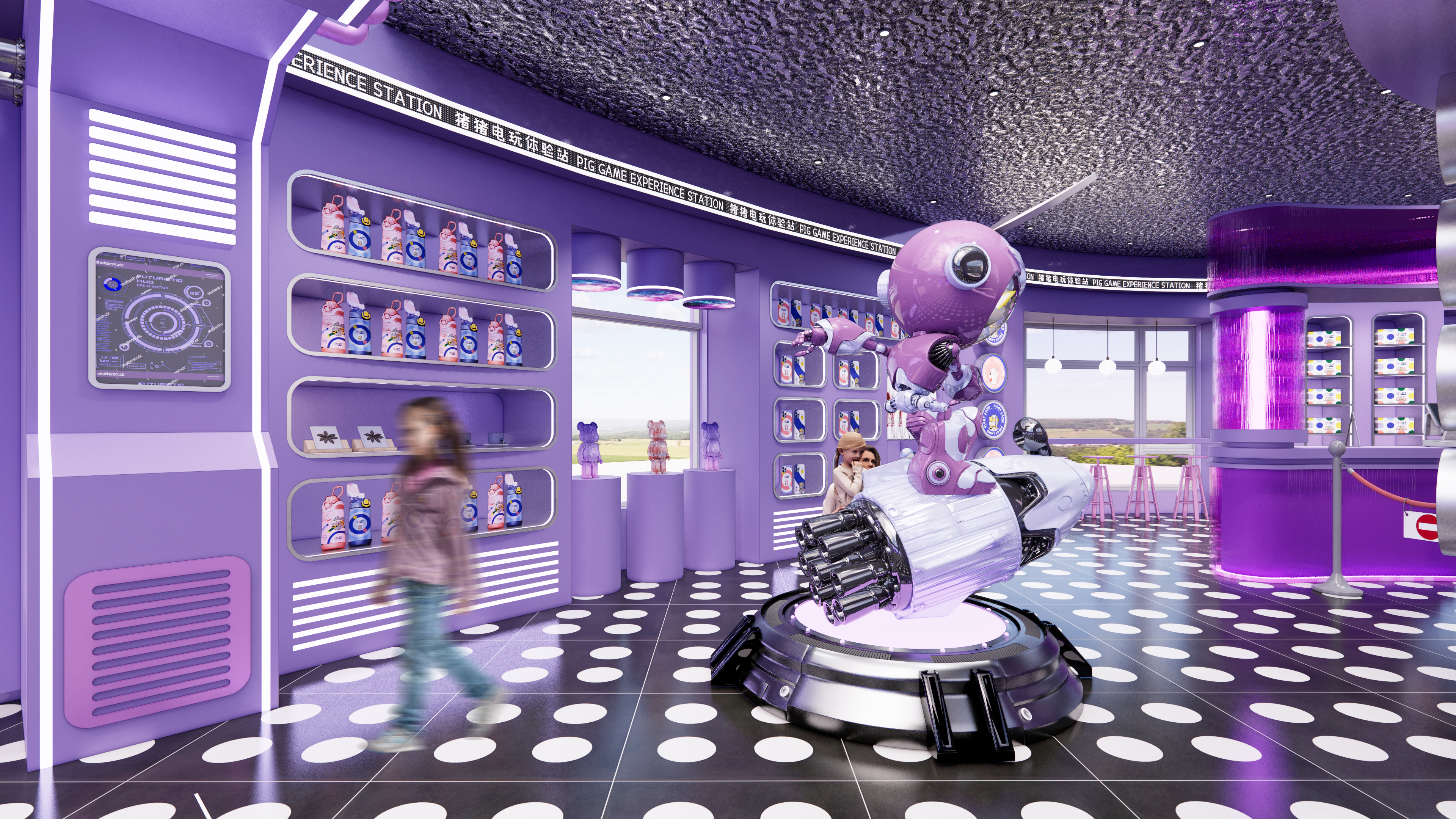 太空之旅——主题电玩游戏体验馆-7