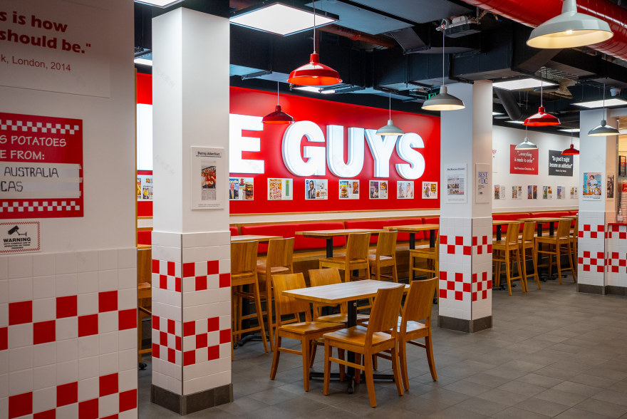 Five Guys | George Street Sydney | Restaurant Design-30