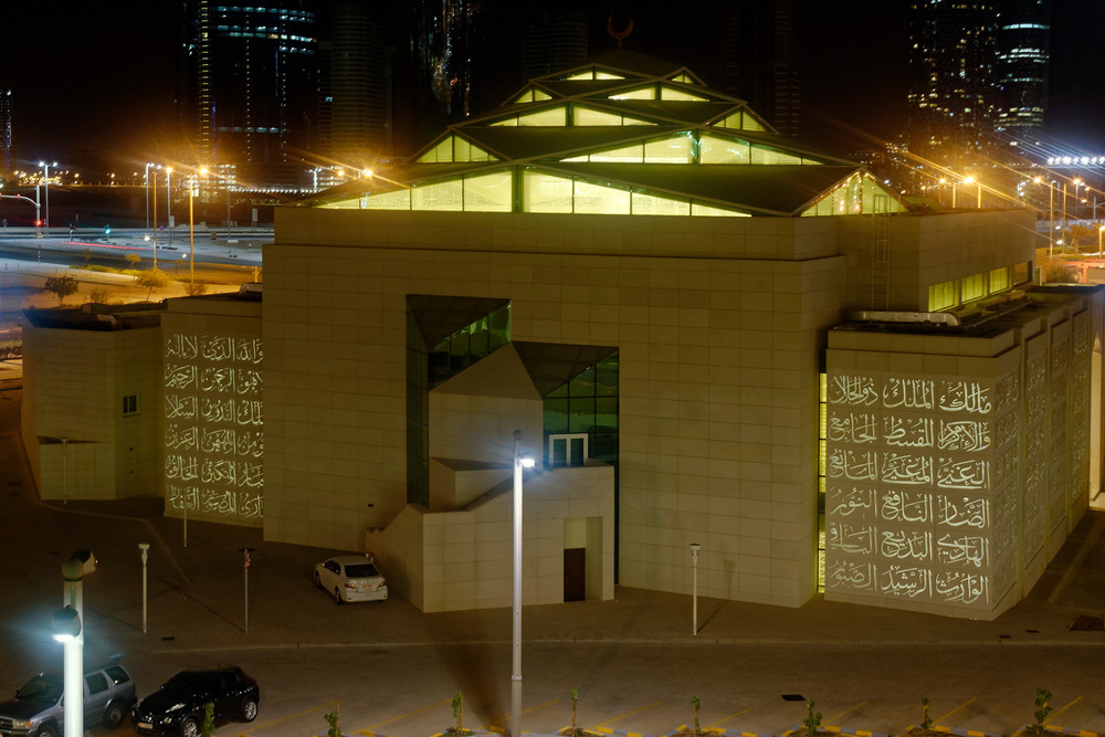 阿布扎比光透混凝土清真寺-28