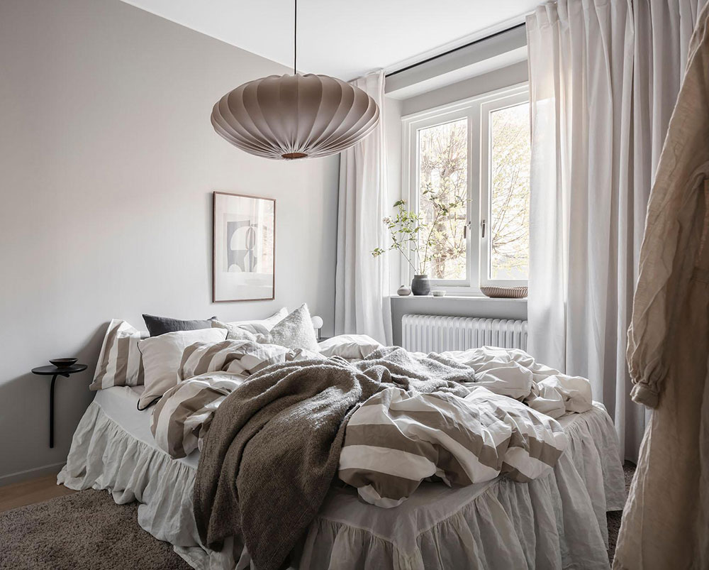 哥德堡带独立入口和露台的时尚公寓-34