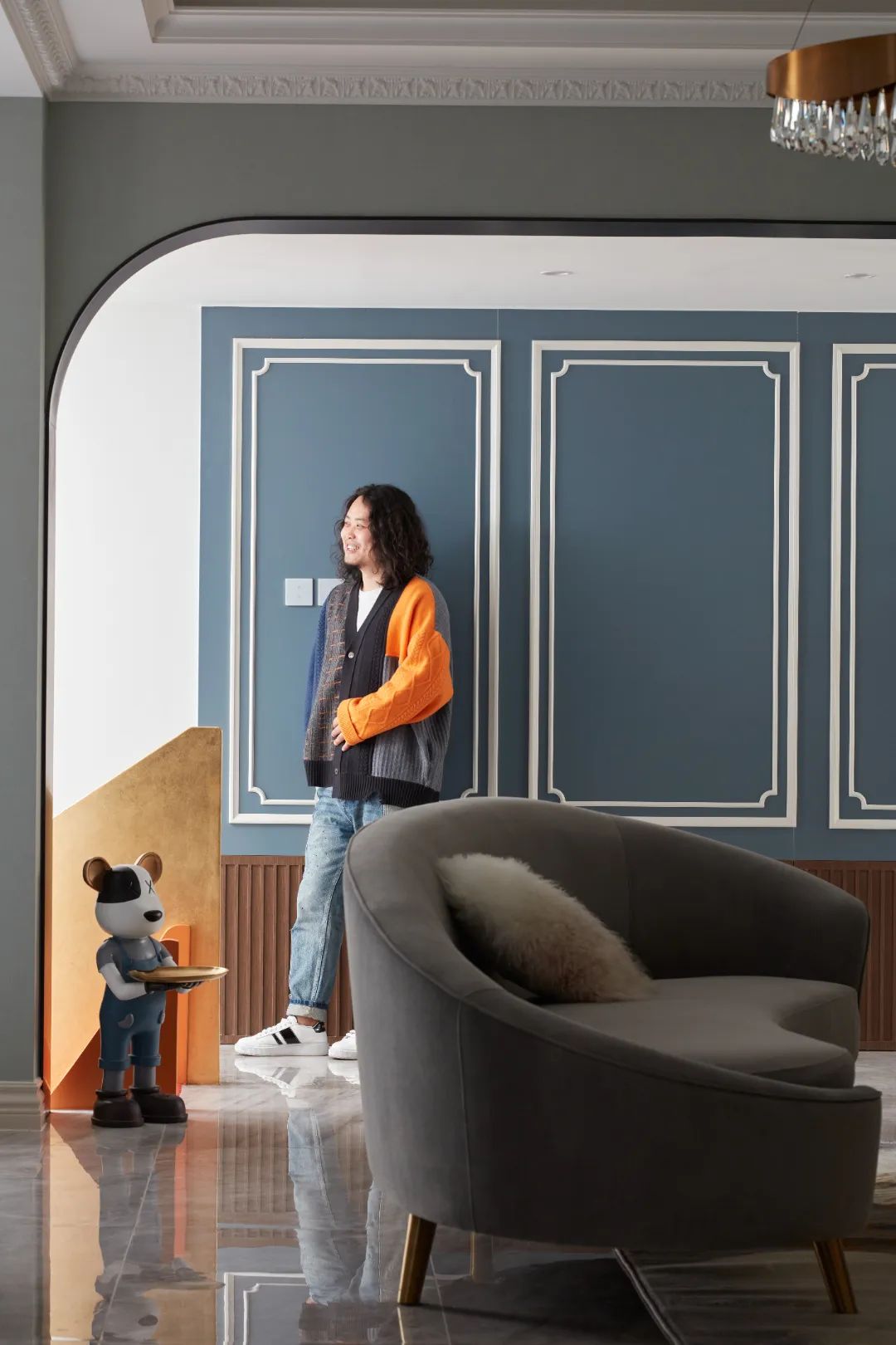 上海御沁园现代法式别墅丨中国上海丨尚层别墅装饰-21