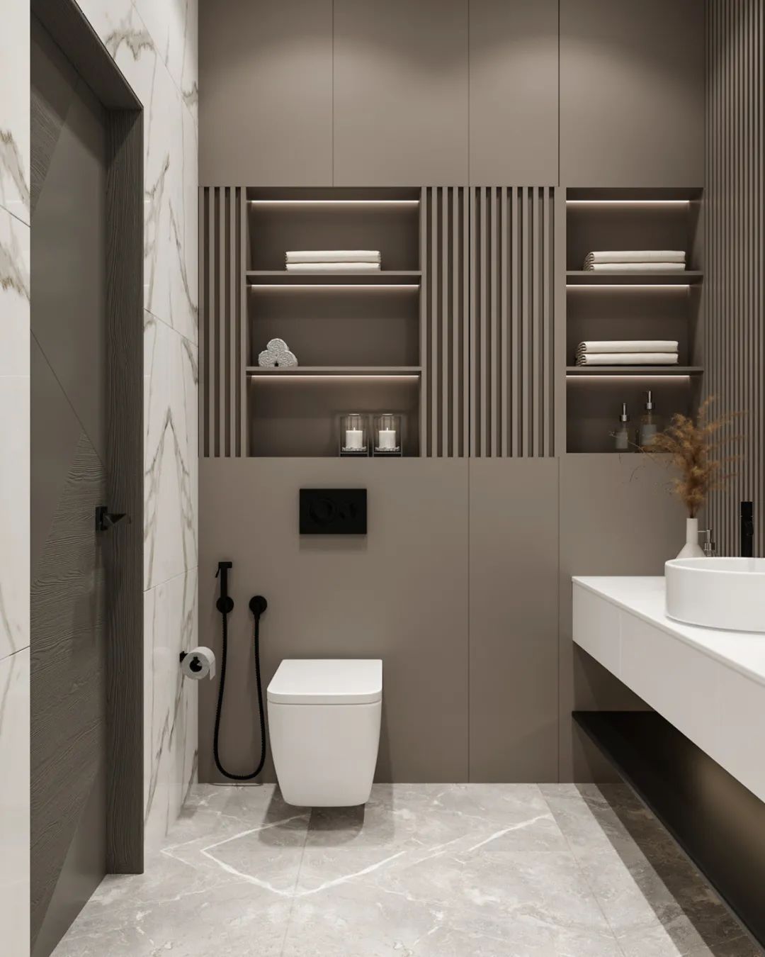 阿塞拜疆巴库现代轻奢公寓设计丨Aytan Guliyeva-21