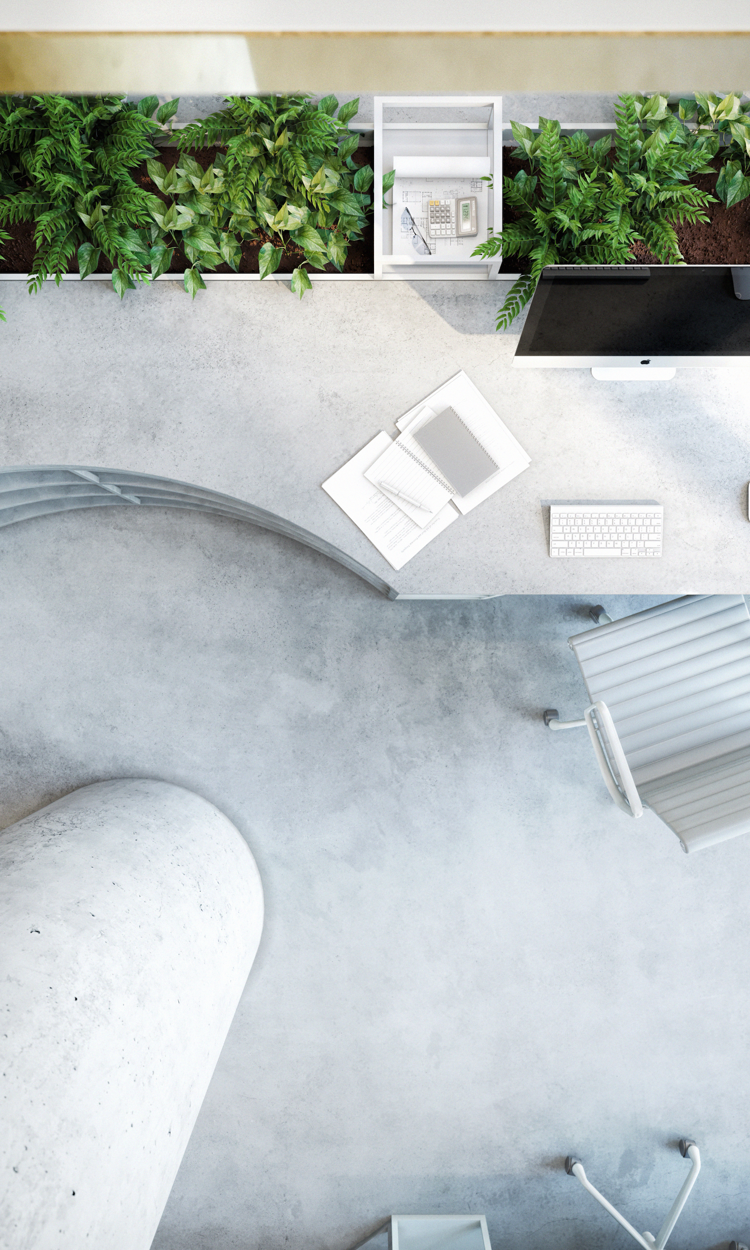 ALCHEMIA 渲染 | 元素视觉化办公室设计-13