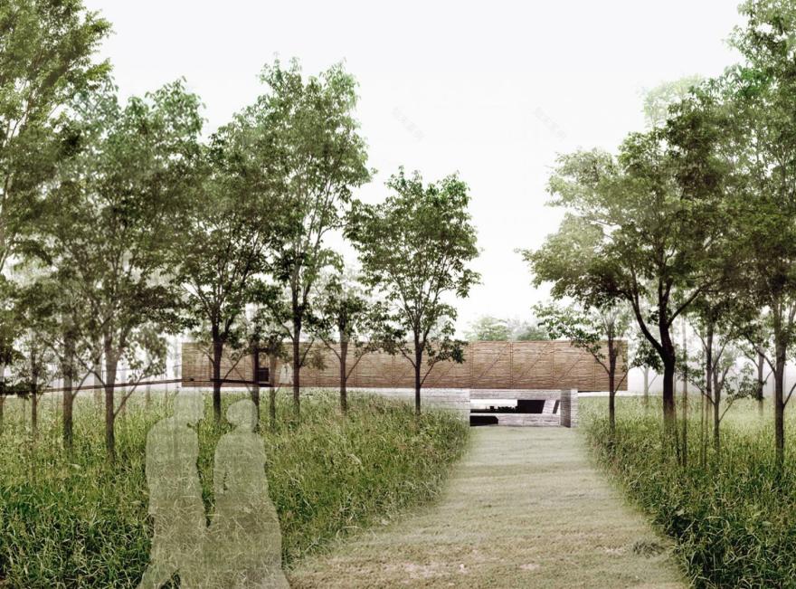 济南小清河湿地露营建筑设计-7