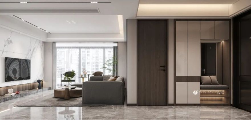 潮州海博熙泰四期现代简约家居设计丨中国潮州丨潮州市玖木堂装饰设计有限公司-12