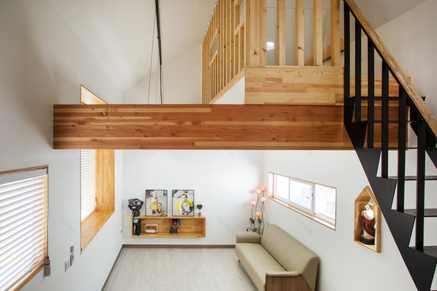 韩式住宅的倾斜"ㄷ"形外墙设计-65