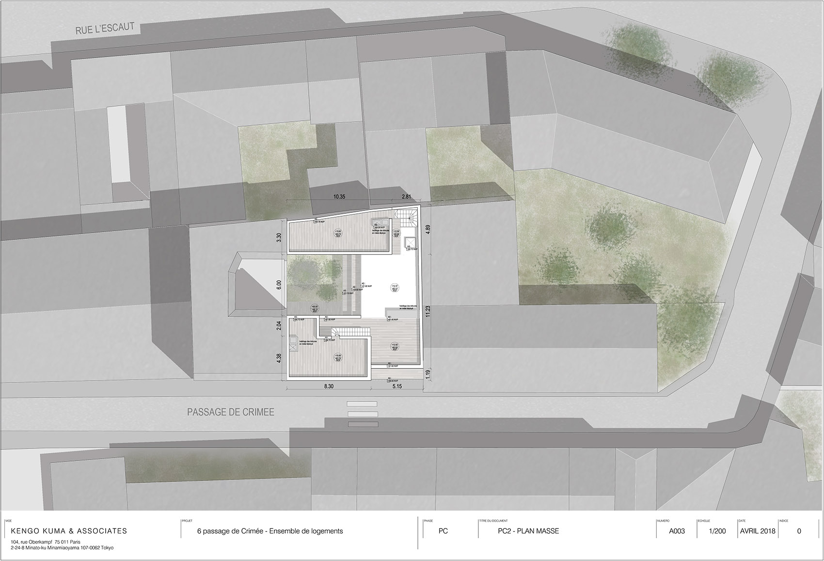 Yama Tani 公寓丨法国巴黎丨隈研吾建筑都市设计事务所-37