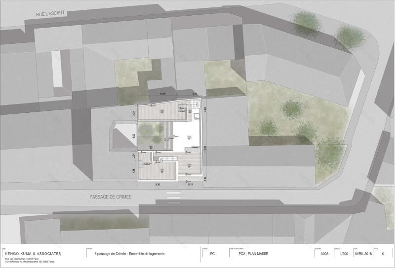 Yama Tani 公寓丨法国巴黎丨隈研吾建筑都市设计事务所-37