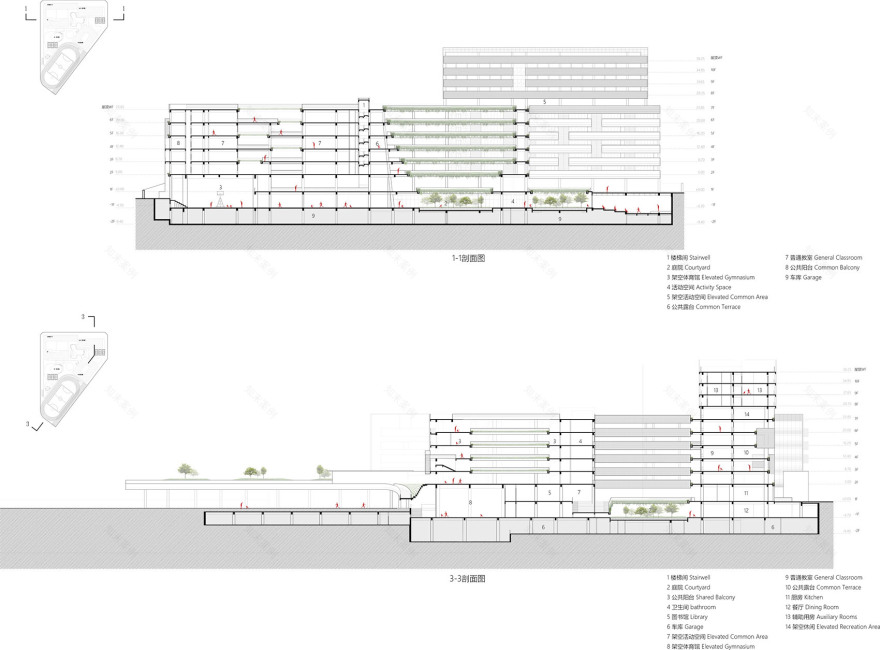 深圳红岭教育集团华富实验学校丨中国深圳丨深圳市建筑设计研究总院有限公司 城市建筑与环境设计研究院-72