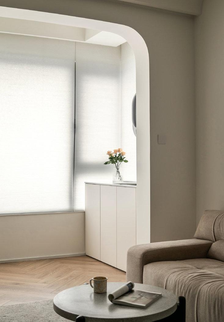 奶油现代风温馨小户型设计-22