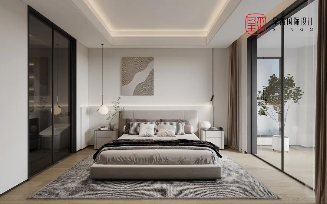 碧海蓝天的家 · 261㎡现代简约叠墅设计丨星杰-47