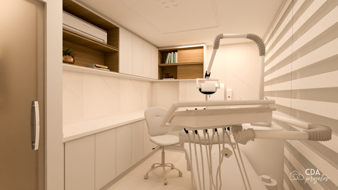 Consultório odontológico moderno e acolhedor | CDA Projetos - Casa das Amigas-9