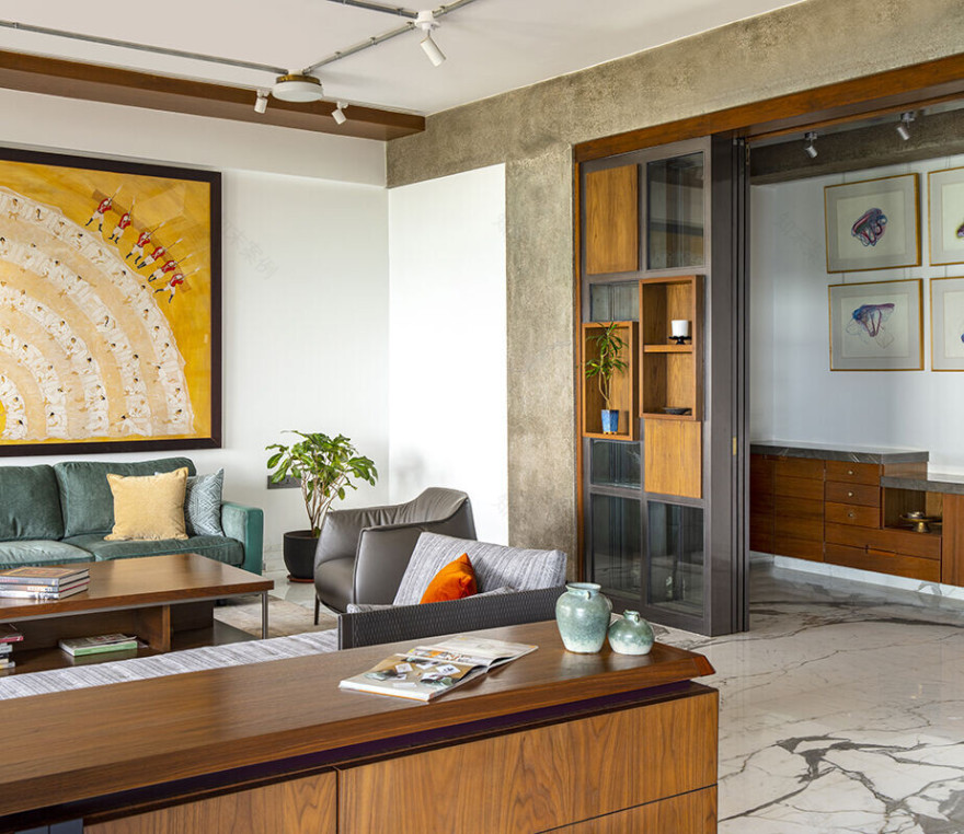 海景艺术之家 · 印度孟买 The Canvas 公寓丨Studio PKA-20