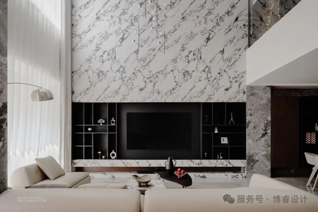 当90后霸总的脑洞照进现实｜解密700㎡顶豪的「暗黑系美学」-46